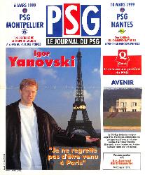 Le journal du PSG N°71 du 6 mars 1999