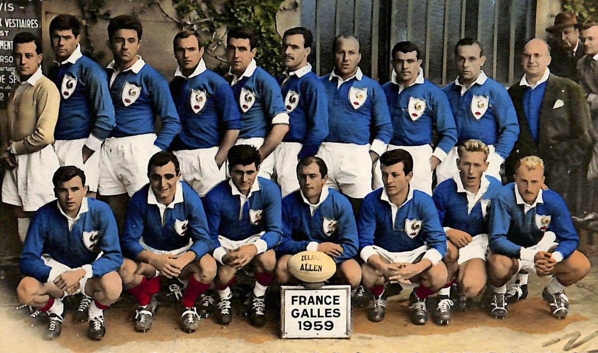 Résultat de recherche d'images pour "equipe france rugby 1959"