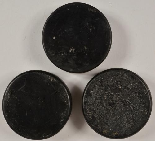 Lot De 4 Palets Pour Hockey Sur Air - Rondelles De Rechange Bleues Ou Rouges - Pour Tables De Jeu