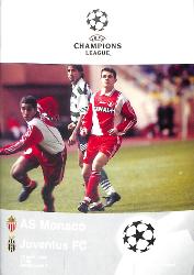 PROGRAMME OFFICIEL CHAMPIONS LEAGUE AS MONACO VS JUVENTUS DE TURIN DU 15 AVRIL 1998
