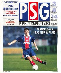 Le journal du PSG N°49 du 21 septembre 1997