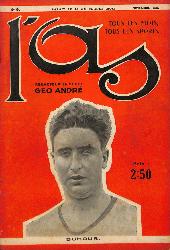 REVUE L'AS N°9 DE NOVEMBRE 1927 PAR GEORGES « GÉO » ANDRÉ
