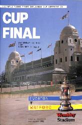PROGRAMME OFFICIEL FINALE FA CUP EVERTON FC VS WATFORD FC DU 19 MAI 1984