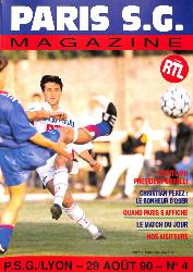 Magazine du Paris S.G. N°4 du 29 août 1990