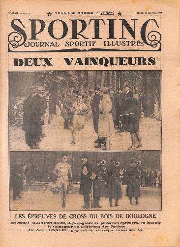SPORTING N°939 DU 29 JANVIER 1929