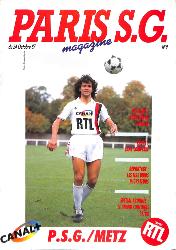 Magazine du Paris S.G. N°9 du 24 octobre 1987