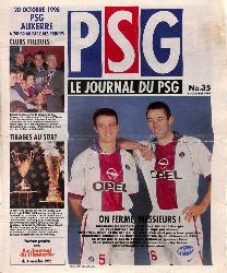 Le journal du PSG N°35 du 13 octobre 1996