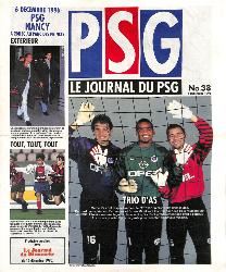 Le journal du PSG N°38 du 1 décembre 1996