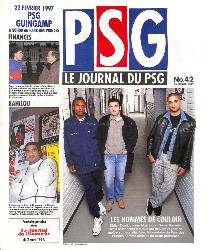 Le journal du PSG N°42 du 16 février 1997