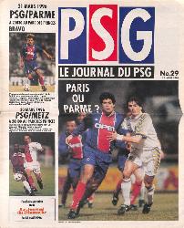 Le journal du PSG N°29 du 17 mars 1996