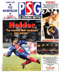 Le journal du PSG N°72 du 3 avril 1999