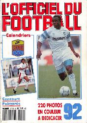 L'OFFICIEL DU FOOTBALL 1991/1992 N°14