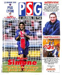 Le journal du PSG N°70 du 21 février 1999