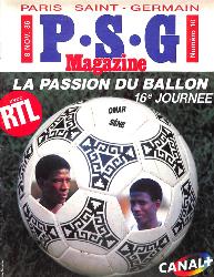 Magazine Paris Saint-Germain N°10 du 8 novembre 1986