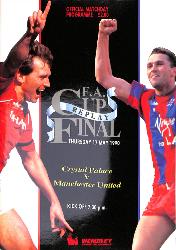 PROGRAMME OFFICIEL FINALE FA CUP REPLAY CRYSTAL PALACE VS MANCHESTER UNITED DU 17 MAI 1990