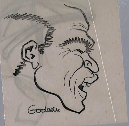 Caricature originale de Roger GODEAU (FR)