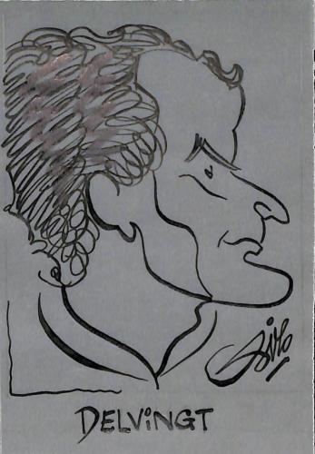 Caricature originale d'Yves DELVINGT (FR)