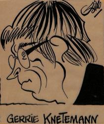 Caricature originale de Gerrie KNETEMANN (NED)