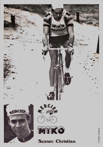 ENSEMBLE DE 32 CARTES PHOTO DE CHRISTIAN SEZNEC DE L'ÉQUIPE MIKO MERCIER ANNÉES 70
