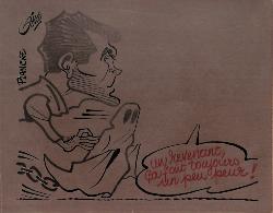 CARICATURE ORIGINALE DE STÉPHANE PLANCQUE