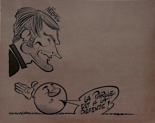 CARICATURE ORIGINALE DE WILLIAM MICHEL