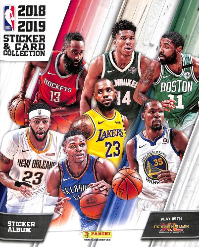 ALBUM PANINI VIDE STICKER & CARD COLLECTION NBA SAISON 2018-2019