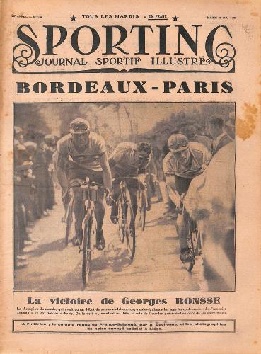 SPORTING N°956 DU 28 MAI 1929