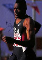 CARTE PHOTO AUTOGRAPHIÉE DE KEVIN YOUNG (ATHLÉTISME)