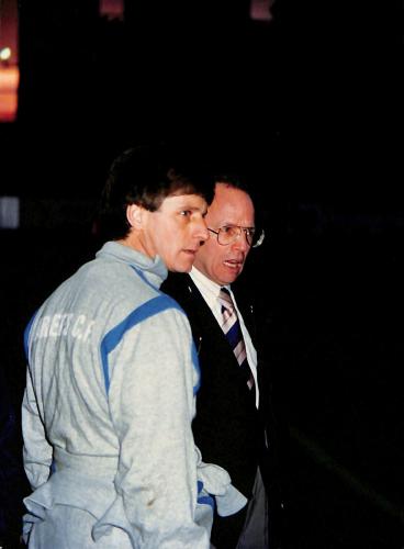 PHOTO ORIGINALE DE PRESSE DE JEAN-MICHEL LARQUÉ ET THIERRY ROLAND