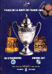 PROGRAMME OFFICIEL DU MATCH DE LA FINALE RC STRASBOURG VS AMIENS SCF