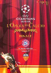 PROGRAMME OFFICIEL DU MATCH BAYERN MUNICH VS VALENCE CF DU 23 MAI 2001