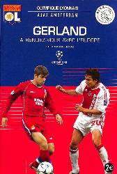 PROGRAMME OFFICIEL DU MATCH OLYMPIQUE LYONNAIS VS AJAX AMSTERDAM DU 30 OCTOBRE 2002