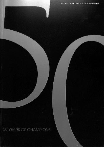 PROGRAMME OFFICIEL SUR LES « 50 YEARS OF CHAMPIONS » UEFA 1955-2005