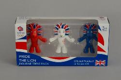 LOT DE 3 FIGURINES TEAM GRANDE BRETAGNE LONDRES 2012