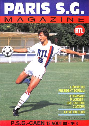 Magazine du Paris S.G. N°3 du 13 août 1988