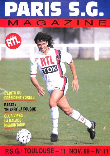 Magazine du Paris S.G. N°11 du 11 novembre 1989