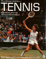 LIVRE « THE ENCYCLOPEDIA OF TENNIS » BY MAX ROBERTSON