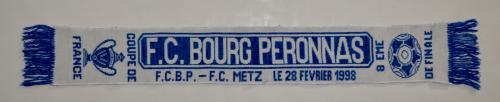ÉCHARPE FOOTBALL BOURG PERONNAS VS FC METZ