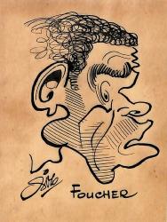 Caricature originale d'André FOUCHER (FR)