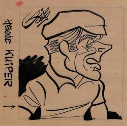 Caricature originale d'Hennie KUIPER (NED)