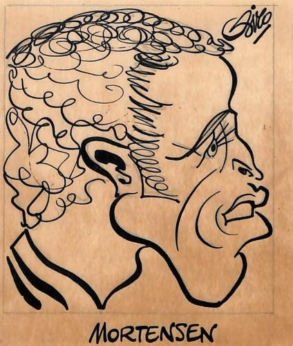 Caricature originale de Leif MORTENSEN (DAN)