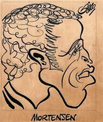 Caricature originale de Leif MORTENSEN (DAN)