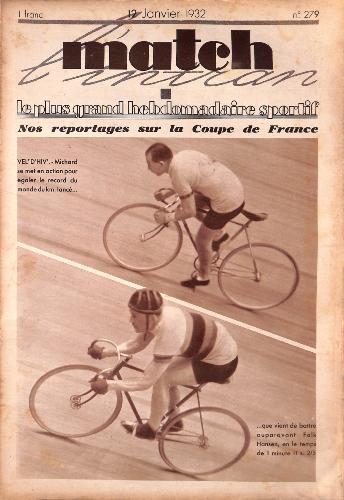 MATCH L'INTRAN N°279 DU 12 JANVIER 1932