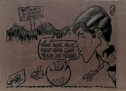 CARICATURE ORIGINALE D'EUGÈNE BATTMANN