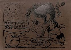 CARICATURE ORIGINALE DE JEAN-CLAUDE YACOUBIAN