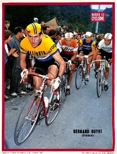 PHOTO DE BERNARD GUYOT SUPPLÉMENT DU MIROIR DU CYCLISME 1967