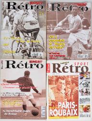 LOT DE 4 NUMÉROS DE LA REVUE "SPORT RÉTRO"