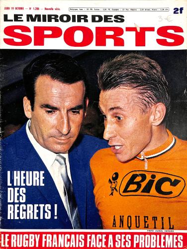BUT ET CLUB LE MIROIR DES SPORTS N°1206 DU 19 OCTOBRE 1967