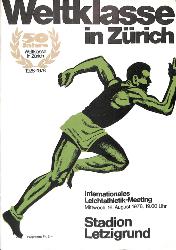 PROGRAMME OFFICIEL MEETING INTERNATIONAL ATHLÉTISME 1978