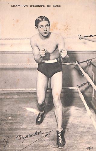 Carte postale de Georges Carpentier.